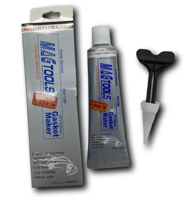 Magtools grey RTV Silicone Gasket Maker cho xe hơi, trung tính nhiệt độ cao Gasket Maker & RTV Silicone sealant