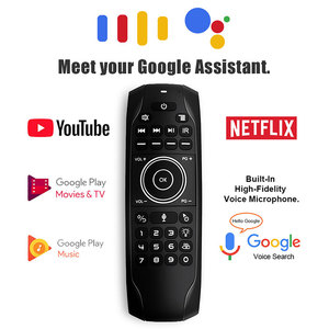 BOXPUT G7V Pro Air Mouse Englische Mini-Tastatur 2.4G Drahtloses IR-Lern-Gyroskop Sprach fernbedienung für Android TV BOX mi G7