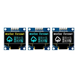 Hochwertiges 0,96 "PMOLED-Bildschirm modul 128x64 SSD1306 OLED IIC Square Kleiner E-Paper-Bildschirm für Arduino QTSS-Produkt