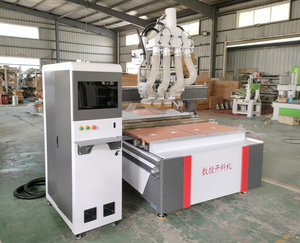 Enrutador de carpintería de 4 cabezales, máquina enrutadora Cnc, máquina de grabado de madera Cnc 4*8, máquina enrutadora Cnc - Product Image 3