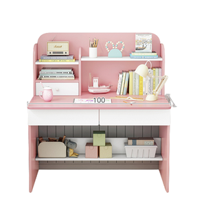 Escritorio y estantería para estudiantes, combinación sencilla, práctico, nórdico, para dormitorio y estudio - Product Image 2