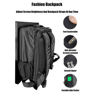 2024 Neue 32-Zoll-Android-Netzwerk Tragbare LCD-Werbung Vertikaler Display-Monitor WiFi-fähige Rucksack maschine - Product Image 5
