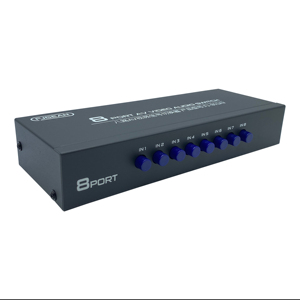 FJ-801AV Fjgear 8 PORT AV <strong>VIDEO</strong> AUDIO <strong>SWITCH</strong> 8K Eight in and One Out Manual Button <strong>Switch</strong> Two-way <strong>Switch</strong> - Product Image 2