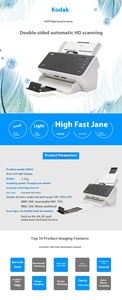 柯达A4高速自动连续扫描仪S2040/S2050/S2060W/S2070/S2080W通用串行总线接口CCD光源库存安卓操作系统 - Product Image 6
