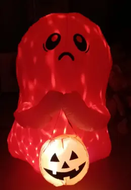 Decoraciones de Halloween inflables, 1,2 m Fantasma inflable Decoraciones de patio al aire libre