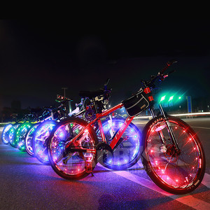 Colorful Waterproof Bike Spoke <strong>Light</strong> Tire Led Bicycle Wheel <strong>Light</strong> with String <strong>Light</strong>