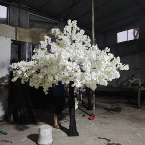 屋外の結婚式のイベントのための高密度人工桜の木レストランのための装飾金属桜の花の木 - Product Image 6