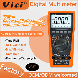 VC87 3 5/6บิตดิจิตอลมัลติมิเตอร์ที่มีความต่อเนื่องและการทดสอบไดโอด - Product Image 3