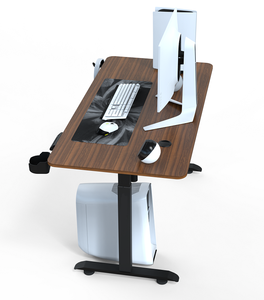 Mesa portátil de madeira para jogos, mesa de computador portátil barata dobrável