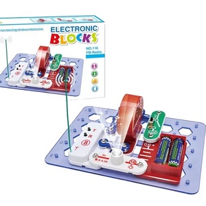 Fai da te esperimento fisico FM Radio elettronica circuito assemblaggio blocchi di costruzione Kit stelo scienza educativa giocattoli - Product Image 1