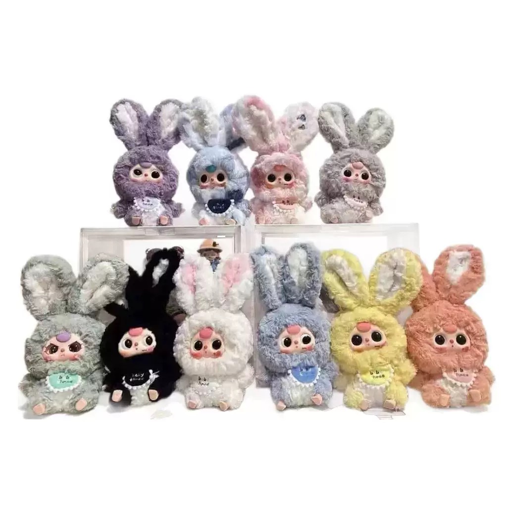 Bebek üç yaşında zambak kasaba serisi sevimli kör kutusu plastik peluş tavşan oyuncak dekoratif hediye - Product Image 1