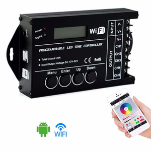 HA CONDOTTO Il Regolatore di Tempo Programmabile TC420/TC421 Wifi Ha Condotto La Striscia 20A RGB DC per Un Totale di Uscita 5 canali - Product Image 6