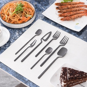 不锈钢餐具套装304吊杯设计创意餐具简约风格网红餐具7件套 - Product Image 5