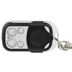 Controle remoto 433mhz sem fio de metal, botão de 4 botões ev1527, chip de código de aprendizagem, botão de chave de canal, transmissor de rádio