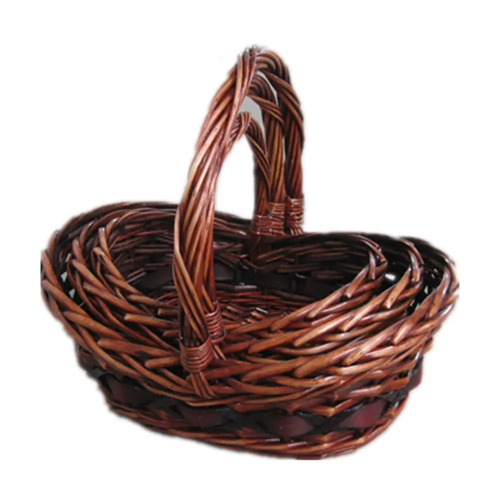 Wicker Hampers Wholesale Hampers Cute Storage Baskets Sustainable YM-126803 Reddish CN;SHN Yimeng Qingliu