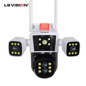 LS VISION 3.5 Inch 3 Screens Motion Detection 12MP HD 2.4Ghz Wifi PTZ <strong>Camera</strong> Multi-lens Automatic Tracking <strong>Camera</strong> - Product Image 1