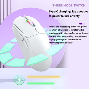 RGB Tri-Mode Wireless <strong>Mouse</strong> Light Weight 6 Levels <strong>of</strong> <strong>DPI</strong> Adjustment Low-Noise Keys Macro Game-Specific <strong>Mouse</strong> for Win/Xbox/PS/Mac - Product Image 3
