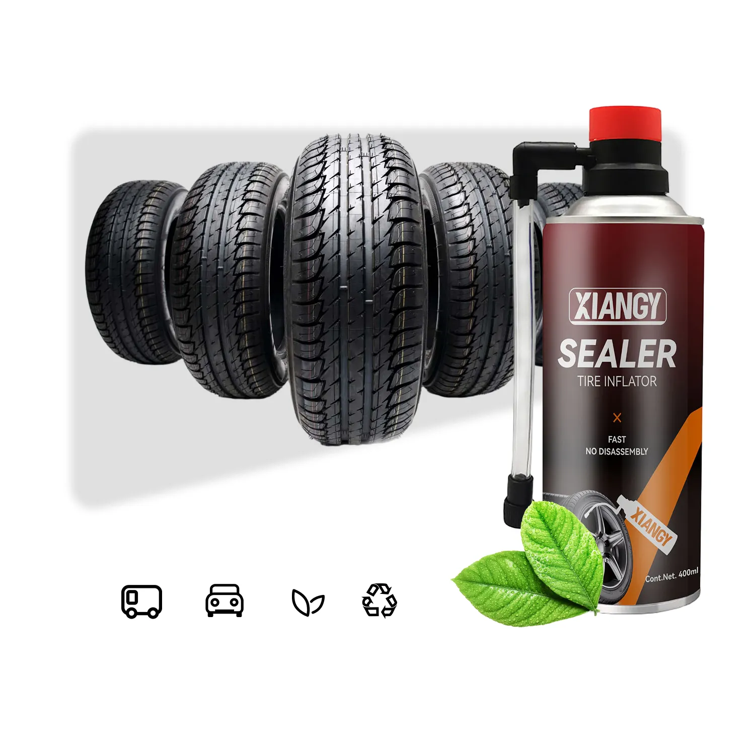 Factory OEM 450ml tyre repair kit foam sealant Effective Tire Puncture Repair Glue Vehicle Tire Sealant