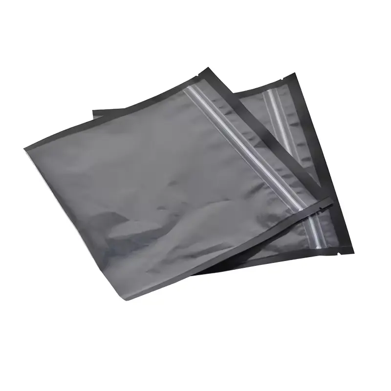 Kundendefinierte durchsichtige transparente Nylon-PE-laminierte Lebensmittelverpackung in 3-Seiten-Befestigung Küchen-Speicherverpackung Versiegelungs-Vakuumtüten mit Reißverschluss
