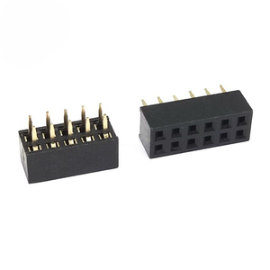 2.0mm pitch double row female <strong>header</strong> connector DC3 pin <strong>header</strong> 2mm box <strong>header</strong> straight insertion 2*4P/5/8/10/14/20/30/40P - Product Image 3