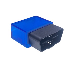 クリアブルーケースELM32716PIN OBDII OBD2 OBDエンクロージャー (自動車用コネクター付き)