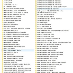 V2.0 Car Radio Code Calculator Analyzer Entsperren Sie über 170 CD-Codes für VW/Ford/Audi Stereo/Recode/Decode-Autoradio - Product Image 6