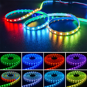 4in1 SK6812 RGBW可寻址发光二极管条DC 5V SMD5050 RGB暖白色3000K 6500K像素独立数字RGBW发光二极管条灯 - Product Image 6