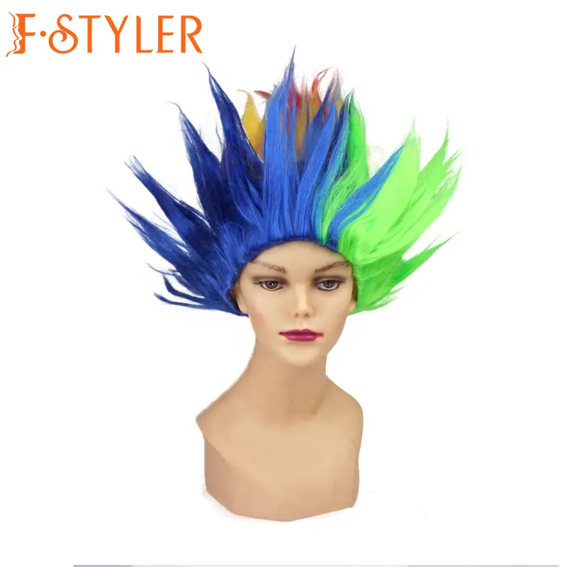 FSTYLER 2024 RTS vente chaude cosplay cheveux perruques synthétiques perruques de fête en gros vente en vrac surplus de liquidation article à un dollar