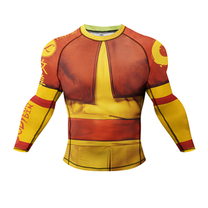 男性用MMA BJJエリート圧縮バンドルクイックドライ通気性Rashguardファイトショーツレギンスシリコングリップ抗UV - Product Image 2