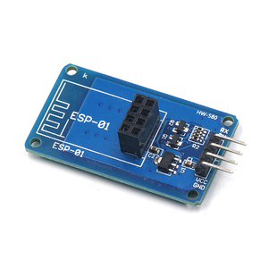 Arduino kablosuz ic'ler ürün kategorisi için uyumlu ESP8266 ESP-01 seri WiFi adaptörü modülü 3.3V 5V PCB adaptörleri
