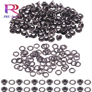 Metal Grommets <strong>Eyelets</strong> for Bag Shoes and Garment Accessories <strong>Black</strong> Nickel <strong>Eyelet</strong>