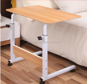Soporte para ordenador portátil mesa con cerradura con ruedas portátil soporte para ordenador portátil y escritorio con estantes ajustables en altura soporte para portátil - Product Image 5