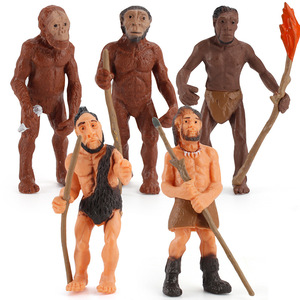 シミュレーション原始人モデル人間の進化の歴史人類Homo habilis砂型図表示子供の科学 - Product Image 1