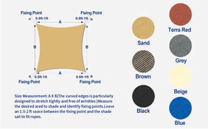 Outdoorlines Rectangle Sun Shade Sails for Backyard Patios Sun Uv Blocking Outdoor <strong>Covering</strong> Canopy Sunshade <strong>Sail</strong> - Product Image 6