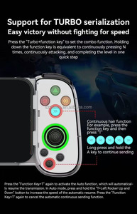 Nuovo D7 Led Joystick BT5.0 370mAh portatile senza fili di Stretching Gamepad senza fili Controller di gioco D6 D8 per il telefono cellulare Android PC - Product Image 4