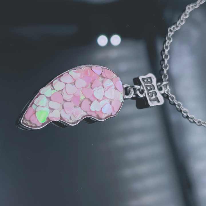 BINSHUO สร้อยคอหัวใจขาดสำหรับเพื่อนสนิท