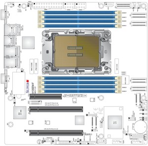 ซ็อกเก็ตที่สามารถปรับขนาดได้ Supermicro MBD-X13SEM-F-B Xeon ของแท้ DDR5 M.2 SATA PCI-Express เมนบอร์ดเซิร์ฟเวอร์ Micro-ATX ที่รองรับ - Product Image 4