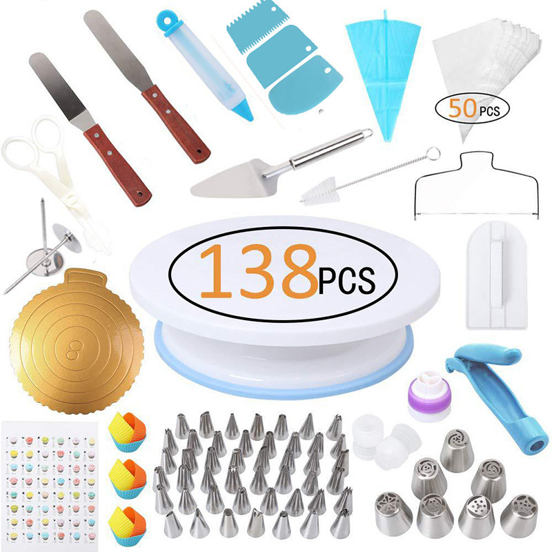 138pcs/set white
