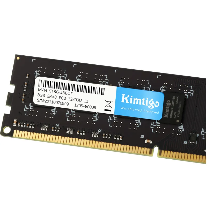 Kimtigo fabrika doğrudan satış ddr3l 8gb 1600mhz bilgisayar için CE onaylı Kimtigo hızlı hız 1600mHz bellek DDR3 16GB