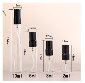 1.5 ml 2.5ml 3ml Empty Small Custom Glass <strong>Perfume</strong> Sample Bottle with Packaging - Product Image 2