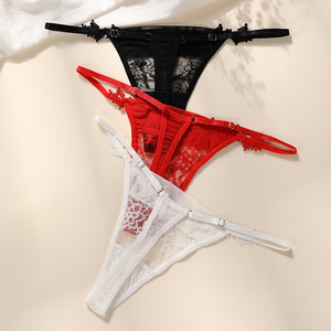 Ladymate ODM/OEM Tangas性感De Encaje Para Mujer女性透视丁字裤内裤丁字裤性感蕾丝丁字裤