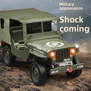Uzman-seviye Willis 1:10 ölçekli tam ölçekli uzaktan kumanda için Jeep modeli dört tekerlekten çekiş RC Off-Road tırmanma oyuncak sınır ötesi - Product Image 2