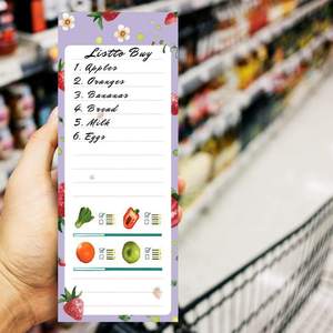 Personalizzare per fare la lista del blocco note lista della spesa per l'ufficio della scuola a casa con i taccuini del magnete per il Planner del Memo - Product Image 4