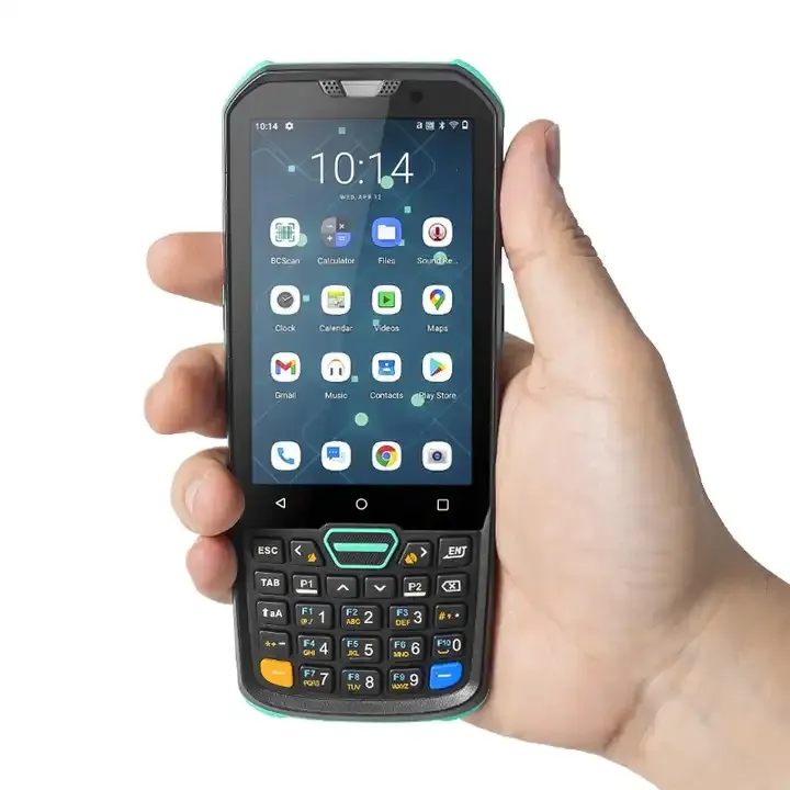 11.0 Android portatile portatile PDA 1D 2D scanner di codici a barre con base di caricabatterie 4G wifi BT GPS A82