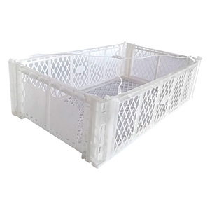 Disposable Custom Ventilated <strong>Stack</strong> <strong>and</strong> <strong>Nest</strong> Container Plastic Foldable Storage <strong>Crates</strong> Price for Vegetables <strong>and</strong> Fruits