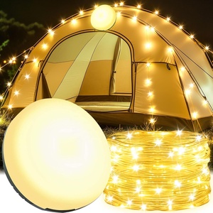 Multifunktion ale wiederauf ladbare LED-Lichterketten und Umgebungs leuchten Tragbare wasserdichte Outdoor-Camping-Beleuchtungs lösung - Product Image 2