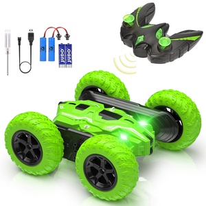 Uzaktan kumanda araba RC araç oyuncak yüksek hızlı RC arabalar çift taraflı Mini RC dublör araba çocuklar için LED ışıkları ile - Product Image 2
