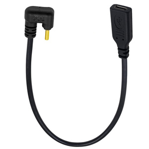 480Mbps USB 2.0 Type C ชายกับหญิง 180 องศามุม U รูปร่าง USB C สายเคเบิลข้อมูล - Product Image 6