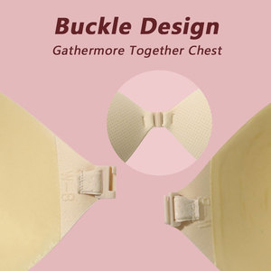 Acolchoado estilo pegajoso macio push-up mama sutiã lavável e reutilizável invisível seguro adesivo mulheres forte pegajoso Traceless sutiãs - Product Image 4