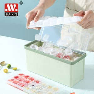 Công suất lớn PP vật liệu băng khay Băng hộp lưu trữ với nắp hộ gia đình tủ lạnh đông lạnh Popsicle khuôn <span class=keywords><strong>Ice</strong></span> <span class=keywords><strong>Cube</strong></span> khuôn - Product Image 4